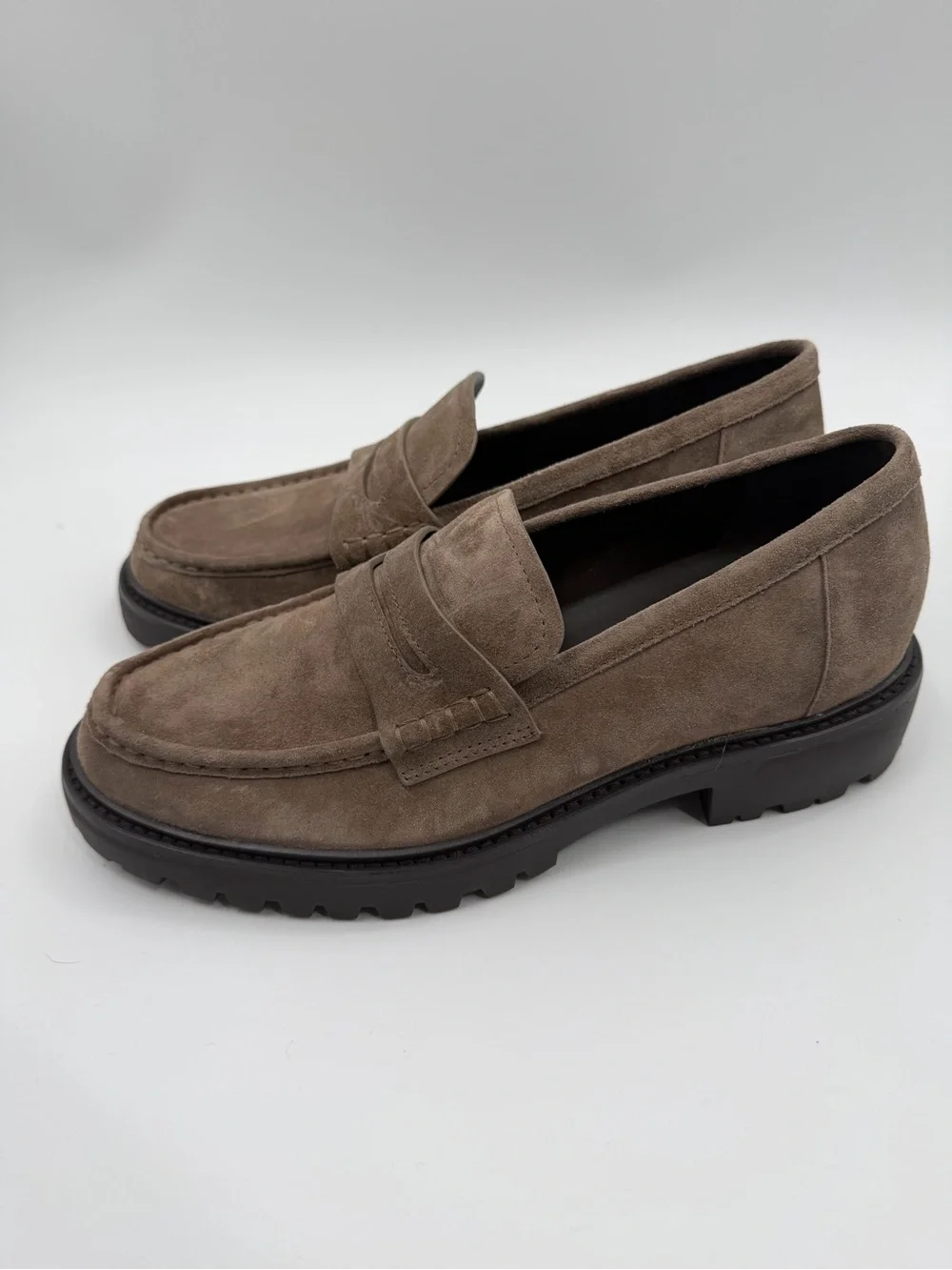Vince Delmore Suede Lug Sole Loafer